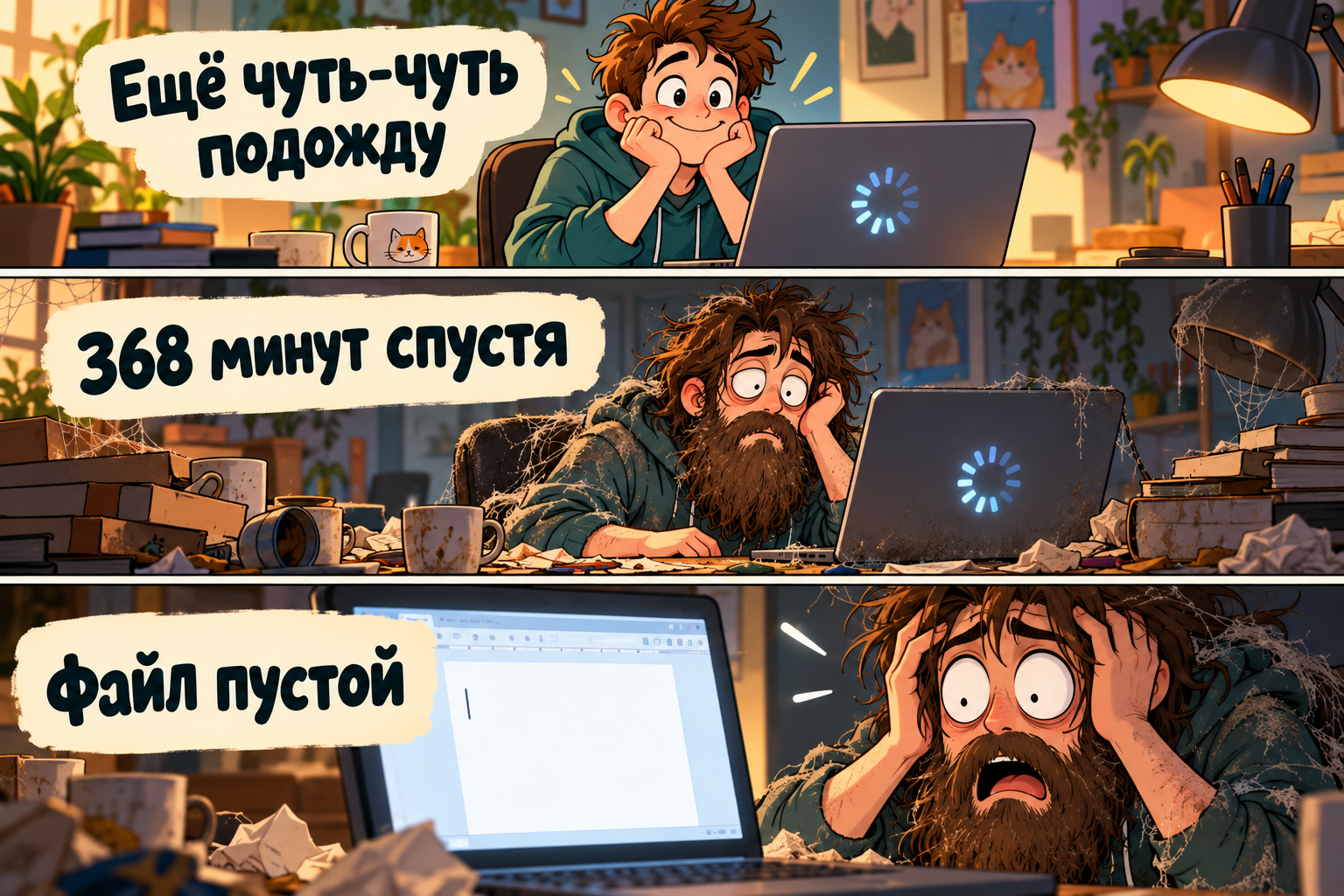 Мем на русском: Модель думает. Я тоже